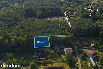 Zalesione działki Ostrów gm. Żarki