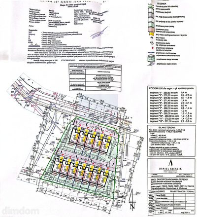 Działka 4000m2 Grabówka z projektem szeregówek - 5