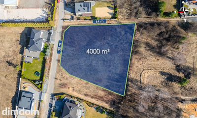 Działka 4000m2 Grabówka z projektem szeregówek - 4