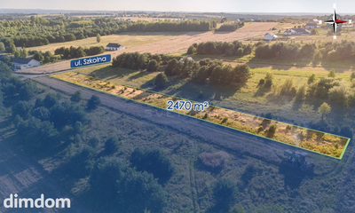 Biskupice 2470m2 Budowlano-rol - 2