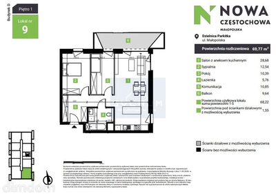 Nowe mieszkanie w dzielnicy Parkitka - 2