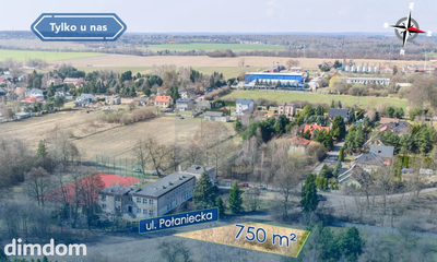 Działka pod dom/usługi 750 m² w Wyczerpach