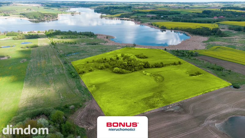 Działka inwestycyjna z linią brzegową na Warmii - 92142294.jpg