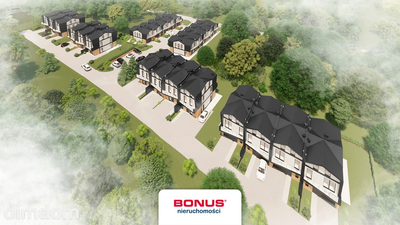 Szeregówka z garażem w bryle | 113,68m2 - 2
