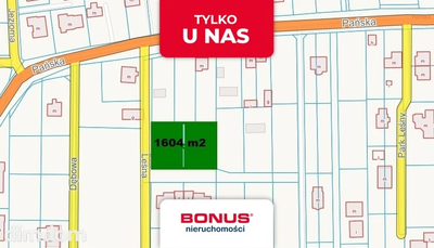 Działka 1604m2 Dębina Czosnów 30 min od Warszawy