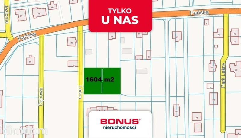 Działka 1604m2 Dębina Czosnów 30 min od Warszawy - 97627096.jpg
