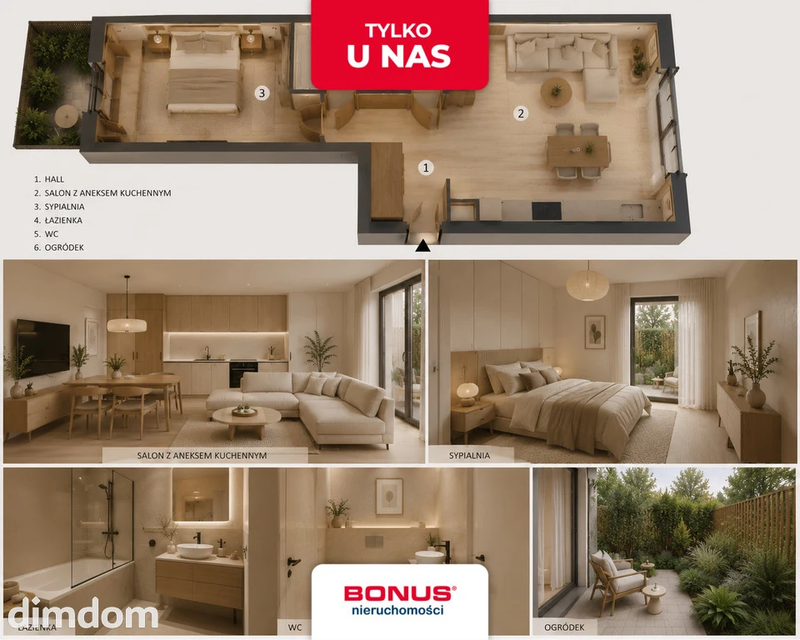 Mieszkanie z ogródkiem 20 min, od centrum W-wy. - 113613679.jpg