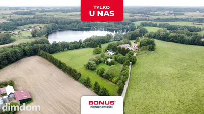 120 m linni brzegowej - 2 ha działka z domem
