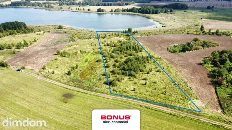 Działka budowlana z linią brzegową jez. Blanki - 107767323.jpg