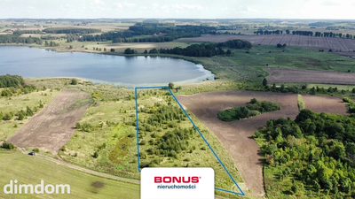 Działka budowlana z linią brzegową jez. Blanki - 2