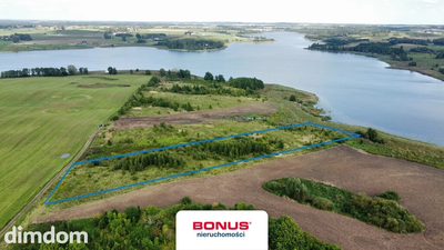Działka budowlana z linią brzegową jez. Blanki - 5
