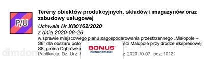 Przemysłowa przy asfaltowej drodze serwisowej S8 - 2