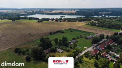 Dom nad jeziorem | działka budowlana WZ na 3 domy | gm. Miłomłyn - 4