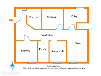 Przestronne mieszkanie 75m2 w centrum Brzegu! - 2