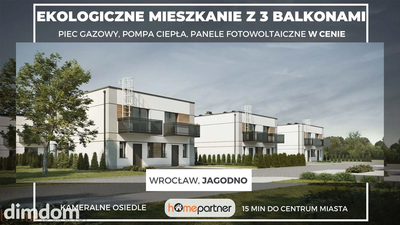 Energooszczędne mieszkanie z 3 balkonami-Jagodno!