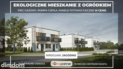 Energooszczędne mieszkanie z ogródkiem na Jagodnie!