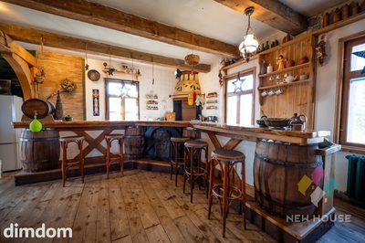 Zdory, dom z bala na działce 6471 m2, basen, sauna - 5