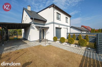 Nowoczesny dom w zabudowie bliźniaczej | Zawada | okolice Piły | 106,80 m² | garaż w bryle - 4