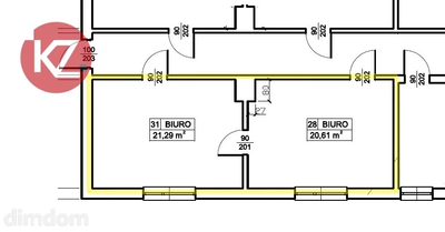 DO WYNAJĘCIA BIURO 41,9 m 2 - 2
