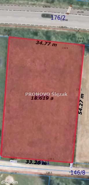 Działka budowlana 18 arów, Strupina, blisko PKP - 5