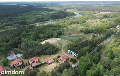 Działka budowlana 5627 m² z WZ na 3 domy– Inowłódz - 2