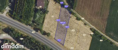 Działka budowlana 1047 m², media, asfalt, MPZP - 2