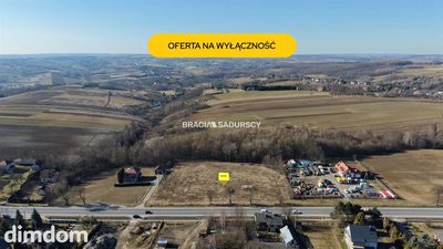 Maszków, 2,5 km od S7 | 1,1 ha Usługi | Przy trasie 772 I Zgoda na lokalizację zjazdu