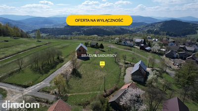 Działka budowlana o pow. 1596 m2  Krzeszów, gm. Stryszawa.