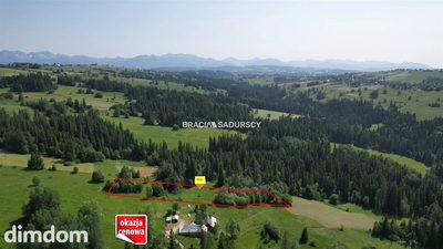Inwestycyjny Gotowiec na Podhalu! Działka 4267 m² z WZ na 6 Domów w Bańskiej Wyżnej (os. Gielatówka)