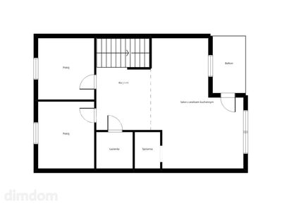 Dwa poziomy 86,21m2, Dworzysko - 3
