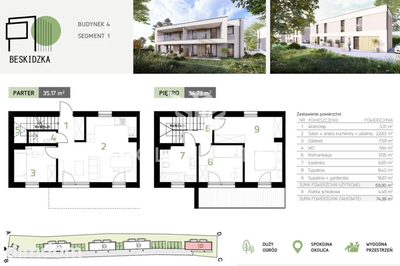 Bliźniak 75 m² 2 Poziomy Duży Ogród 152 m2 - 2