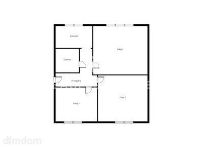 Śródmieście - 3 pokojowe mieszkanie 60 m2 - 3