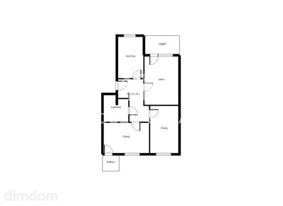 62,6 m² z możliwością 3 pokoi | Garaż | Twardowski - 5