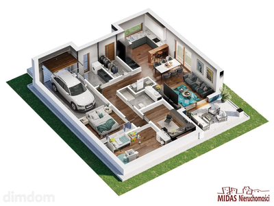 Nowy dom 114m2, działka 755m2 blisko jeziora!