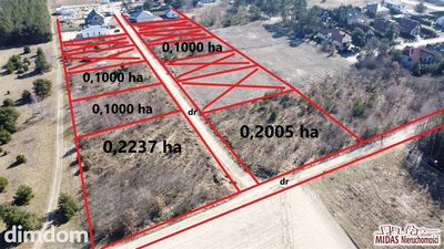 Piękna działka 1000m2 na osiedlu w Nowej Wsi