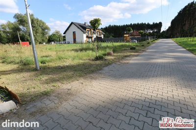 Działka budowlana przy lesie przy granicy Torunia