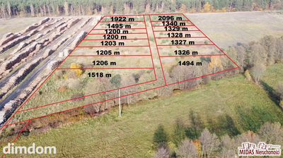 Działka 1494m2,okolice Włocławka tylko teraz 60000