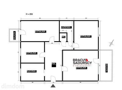 Myślenice | 4 pokoje |2 balkony | 64,92m2 - 3