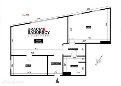 Apartament (Dębniki) z m. postojowym, 3pok, 71m2 - 3