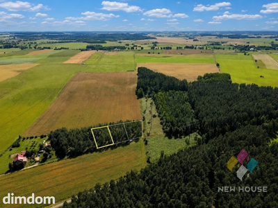 Zadrzewiona działka z WZ pod dom, jezioro, las - 2