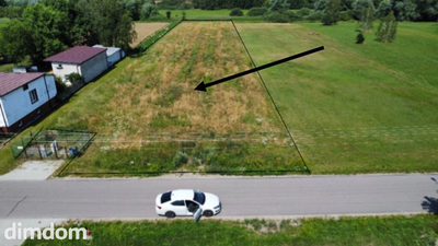 Działka budowlana 851 m2  Gołąb gm. Puławy. - 2