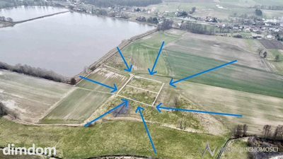 Duża działka budowlana | Widok na staw