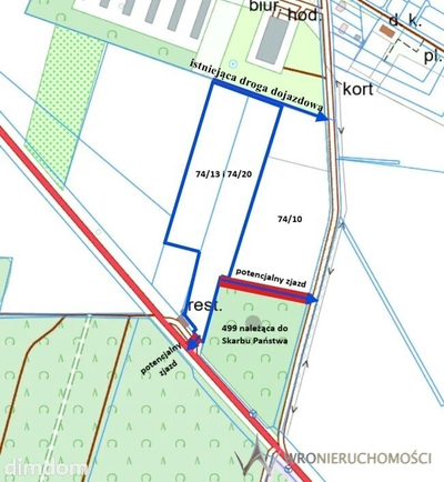 Kompleks inwestycyjny 3,43 ha P/U | Pawłów Trzebn. - 5