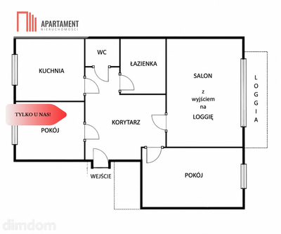 M-4, dobra lokalizacja, loggia, 3 p. - 3