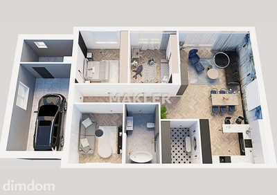 Nowoczesny dom wolnostojący 136,84 m² - 4