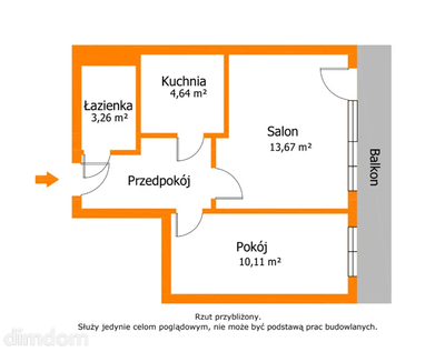 Ustawne 2 pokoje z balkonem i potencjałem - 5