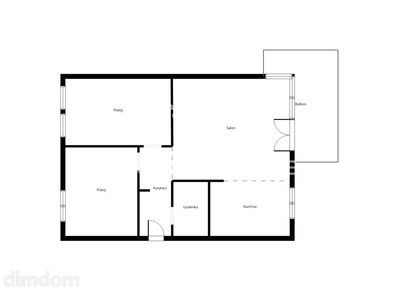 Grabskiego, 3 pokoje z dużym balkon - 4