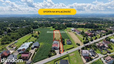 Działka z projektem na 5 bliźniaków