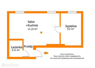 2-pokojowe mieszkanie z potencjałem