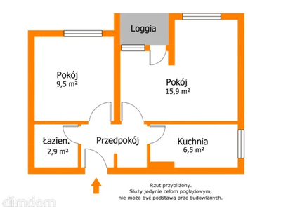 Mieszkanie ul. Sucharskiego -1 piętro -REZERWACJA - 2
